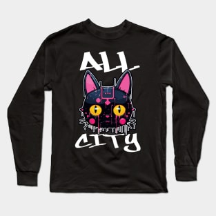 ALL CITY KITTY Long Sleeve T-Shirt